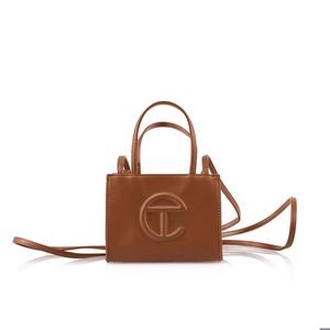 Telfar small Tan Shopping Bag